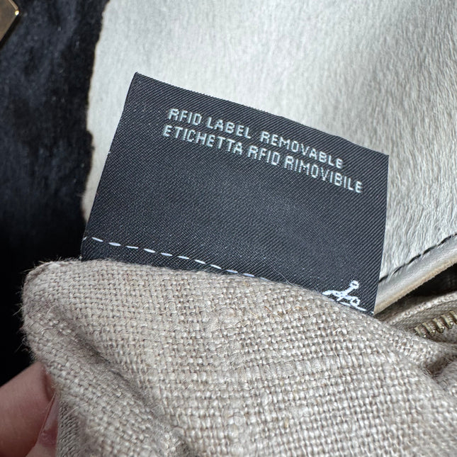 Fendi Mamma Baguette Large Pony hair in Cow Print Black and White