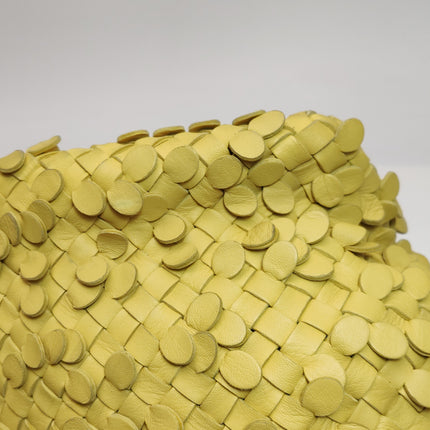 Bottega Veneta Cabat Limited Poussin Paillettes Tote Yellow