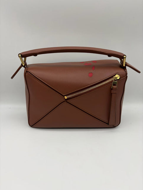 Loewe x Howl's Moving Castle Studio Ghibli Puzzle Calcifer Small Tan Caramel