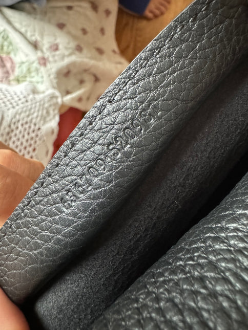 Gucci Jackie 1961 Black Pebbled Leather Bag Small