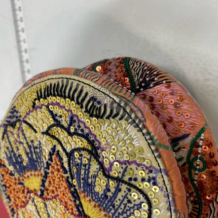 Sold Dior In Lights Saddle Medium Multicolor Beads and Calfskin Leather Shoulder Bag