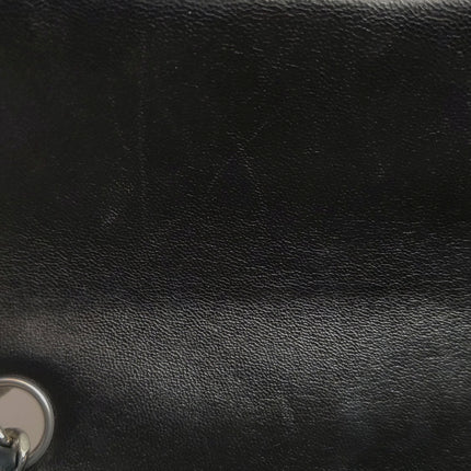 Chanel Classic Flap Mini Black Lambskin Silver Hardware