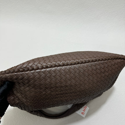 Sold Bottega Veneta Hobo Bag Large Milk Chocolate Brown Lambskin leather 47cm