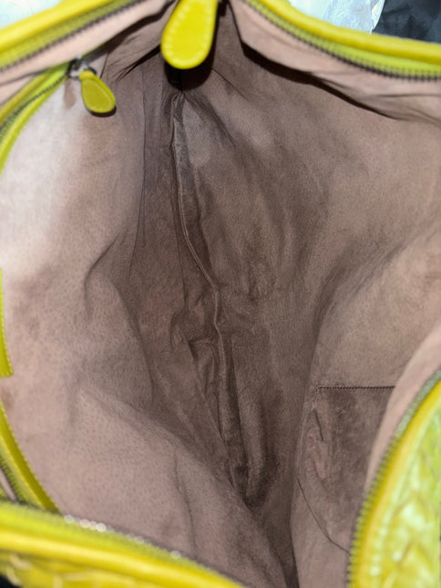 Bottega Veneta Veneta Hobo Maxi Avocado Green Intrecciato Leather Bag 50cm