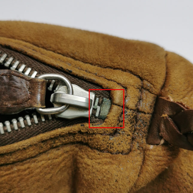 Dior Flight Medium Brown Shearling Leather with Orange Tag Shoulder Bag