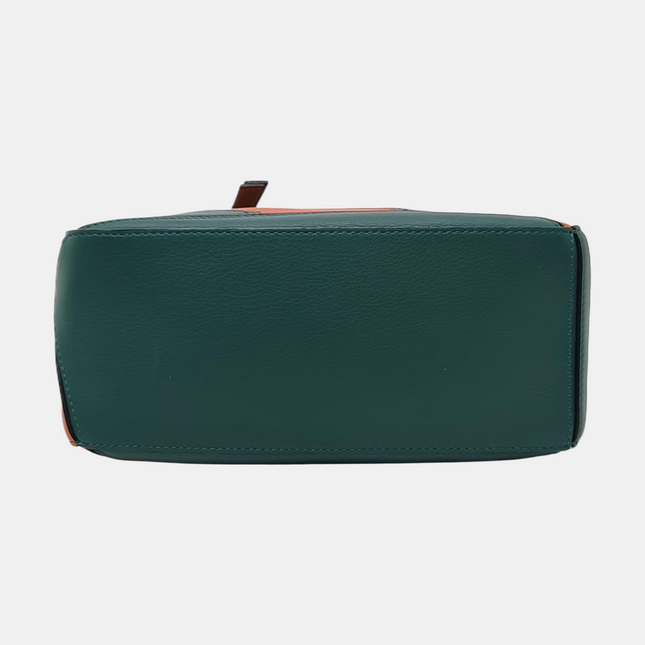 Loewe Puzzle Small Green Orange Stripes Crossbody Bag 2019