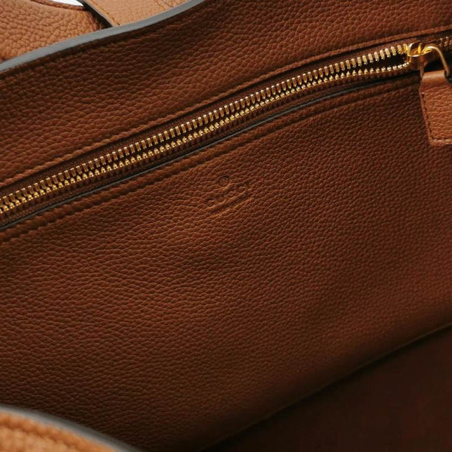 Gucci Jackie 1961 Caramel Tan Large Shoulder Bag with Strap