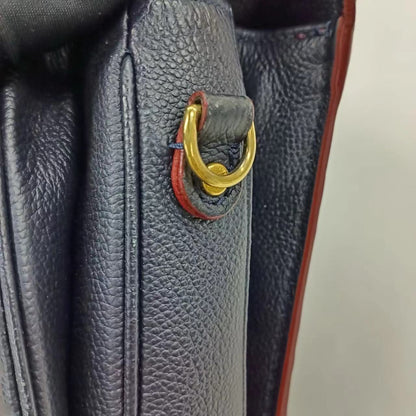 Louis Vuitton Pochette Métis Monogram Empreinte Leather Navy