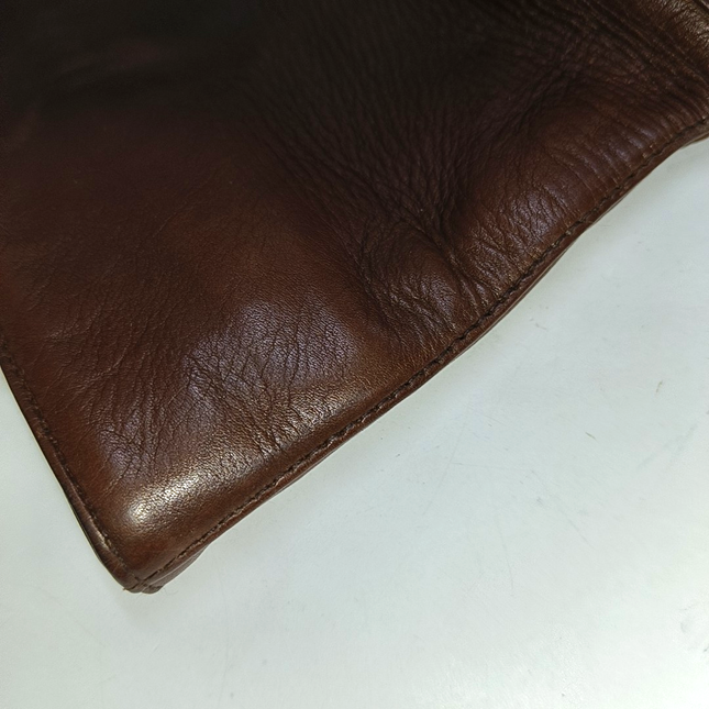 Chanel Vintage Backpack Tan Brown Calfskin Leather