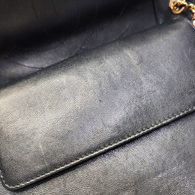 Chanel Single Flap Medium Chevron Black Quilted Lambskin Leather, 2017-2018