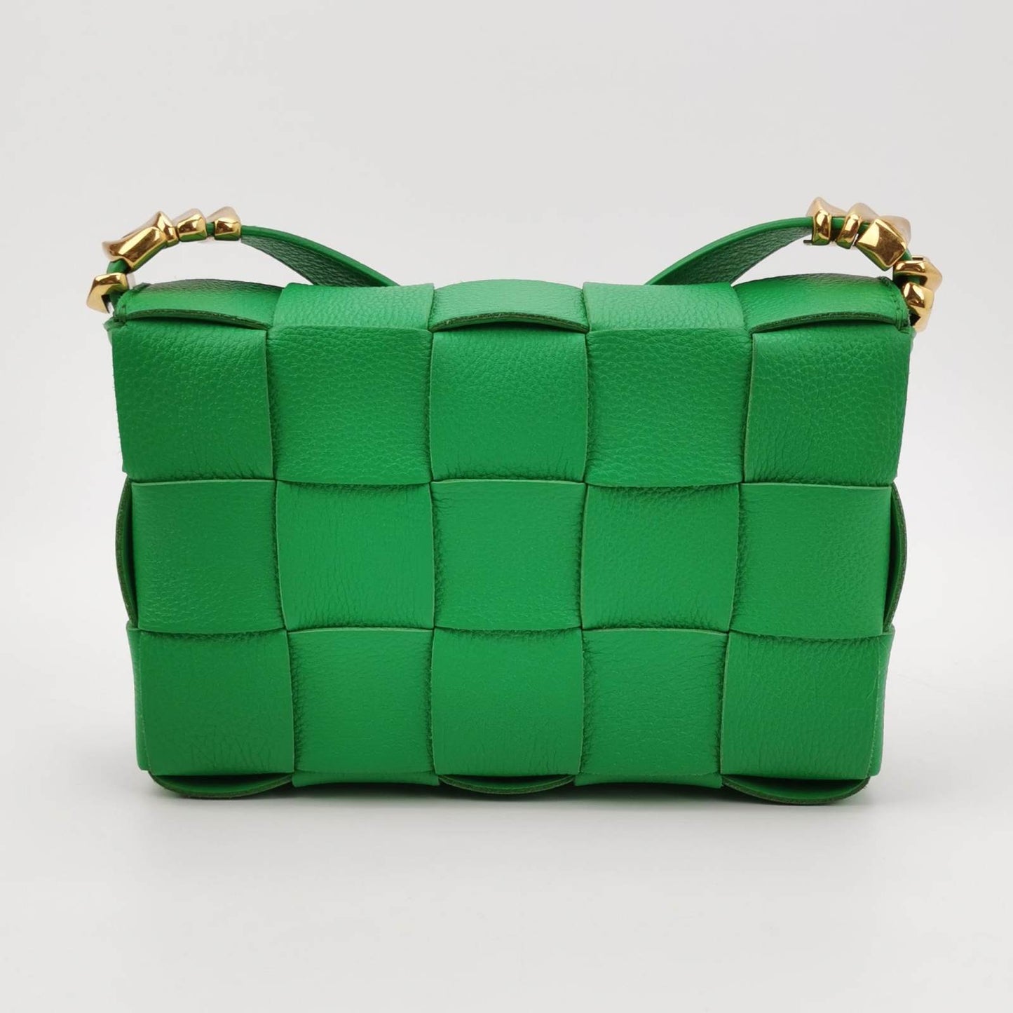 Sold Bottega Veneta Cassette Parakeet Green Leather Crossbody Bag