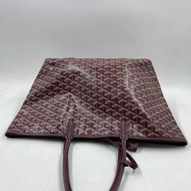 Sold Goyard Saint Louis PM Tote Medium Burgundy