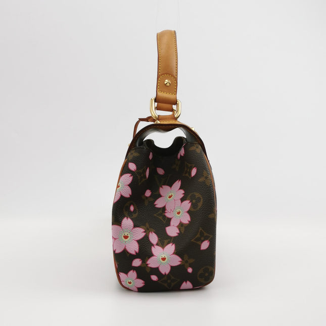 Louis Vuitton x Takashi Murakami Cherry Blossom Sack Reto PM Monogram Handbag