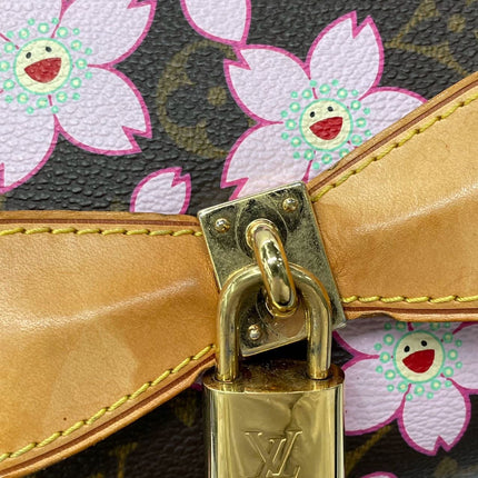 Louis Vuitton x Takashi Murakami Papillon 28 Cherry Blossom Monogram Handbag