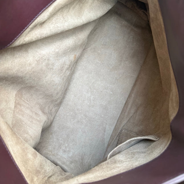 Bottega Veneta Roma Burgundy Intrecciato Nappa Leather Large 35cm