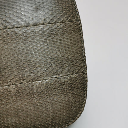 Gucci Bamboo 1947 Night Mini Python Snake Skin Evening Bag with Chain