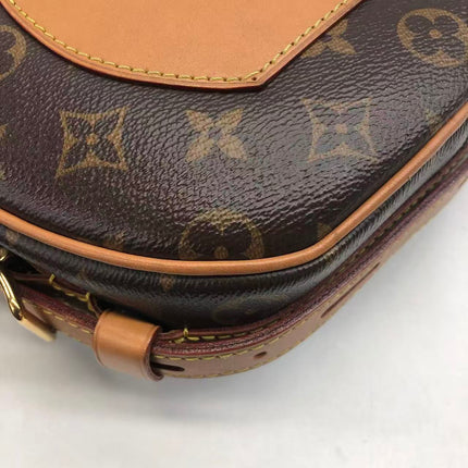 Louis Vuitton Boîte Chapeau Souple Leather MM Crossbody Bag
