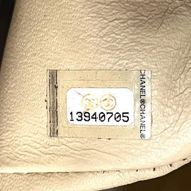 Chanel Classic Flap Jumbo 2009 Beige Caviar Leather Single Flap Silver Hardware