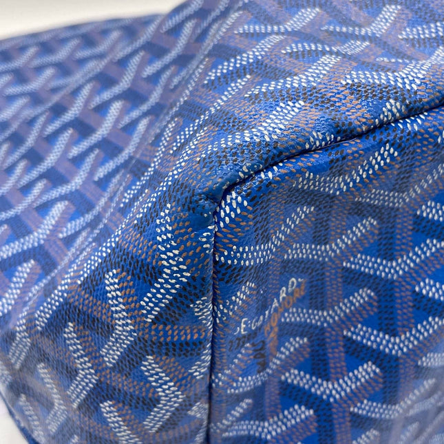 Sold Goyard Saint Louis GM Tote Large Blue 2014
