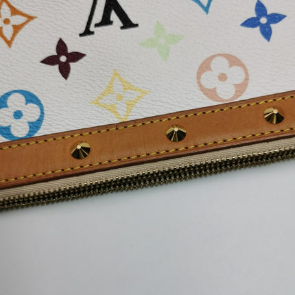 Louis Vuitton x Takashi Murakami Pochette Accessoire White Multicolor