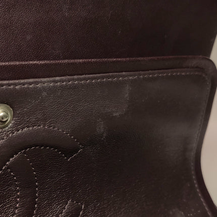 Chanel Timeless Classic Flap Medium Purple Lambskin Leather Silver Hardware 2011-2012