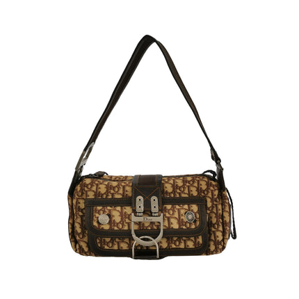 Dior Flight Medium Brown Oblique Monogram Shoulder Bag-Luxbags