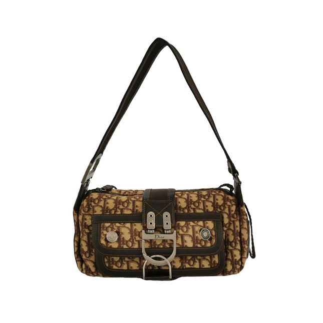 Dior Flight Medium Brown Oblique Monogram Shoulder Bag-Luxbags