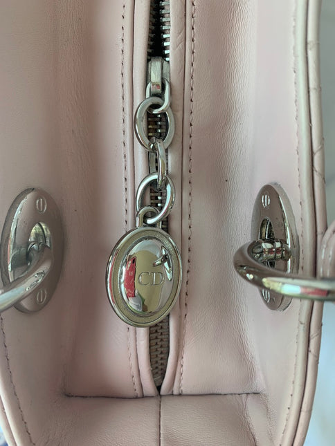 Sold Lady Dior Pink Cannage Leather Medium 96-MA-0132
