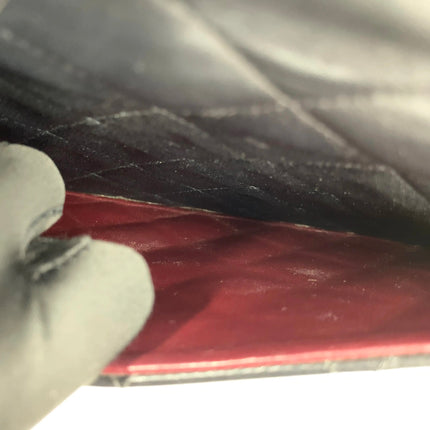 Chanel 1996 Vintage Classic Maxi Flap Black Lambskin Leather Giant CC 24 Gold Hardware