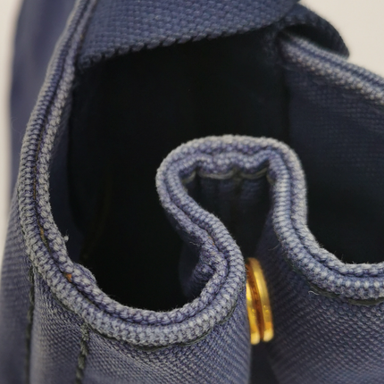 Sold Prada Canape Canvas Tote Small Navy with Strap