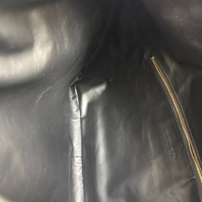 Bottega Veneta Hop Large Leather Black Hobo Bag