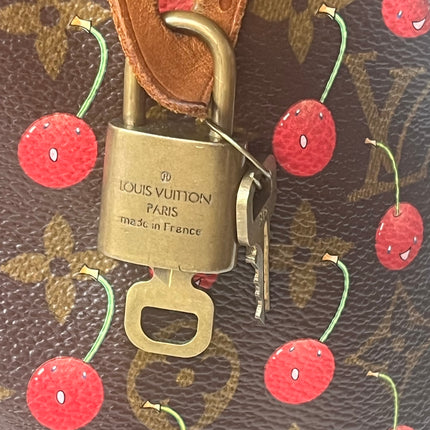 Sac bandoulière Louis Vuitton x Takashi Murakami Speedy 25 Cerises en Monogram