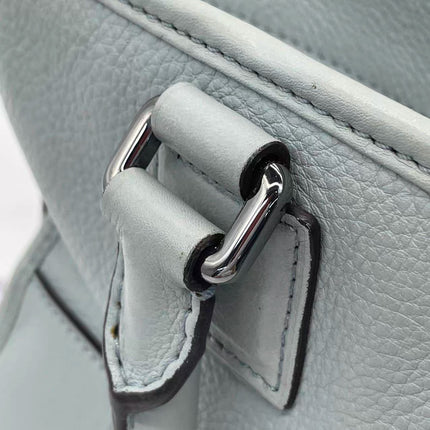 Loewe Amazona 29 Blue Leather Elephant Lock Silver-tone Hardware