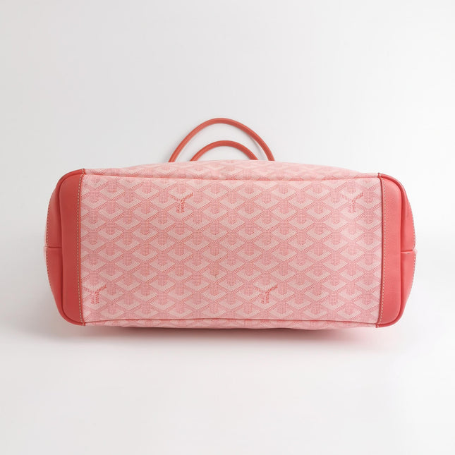Goyard Artois Tote PM Medium Pink With Zipper and Reinforced Corners 2018
