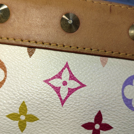 Louis Vuitton x Takashi Murakami Alma Small White Multicolor