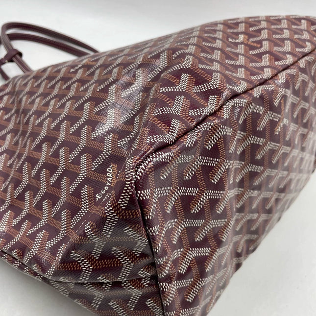 Sold Goyard Saint Louis PM Tote Medium Burgundy
