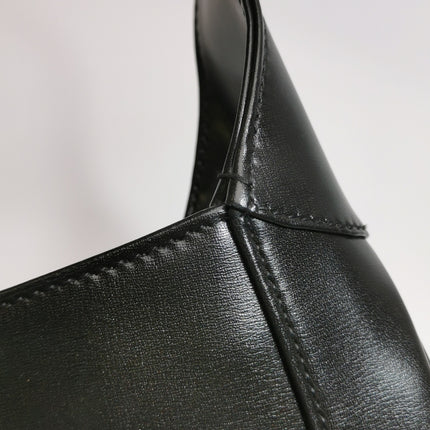 Gucci Jackie 1961 Black Leather Bag Small With Long Strap