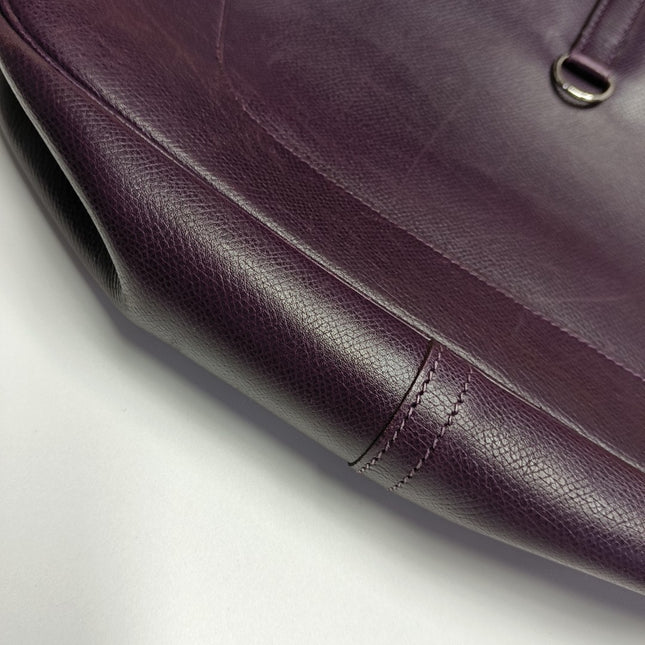 Hermès Trim 31 Purple Raisin Epsom Leather Shoulder Bag