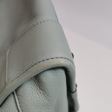 Loewe Amazona 29 Blue Leather Elephant Lock Silver-tone Hardware