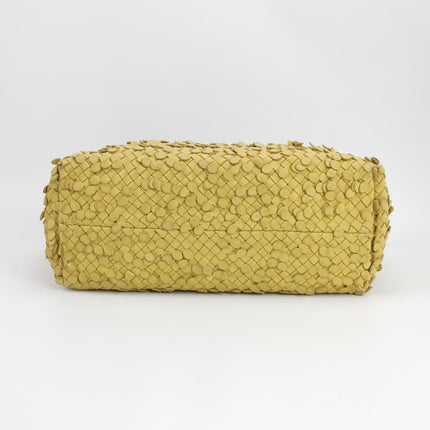 Bottega Veneta Cabat Limited Poussin Paillettes Tote Yellow