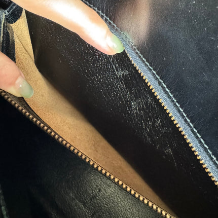 Hermes Kelly 32 Retourne Black Box Leather Gold HW 1987