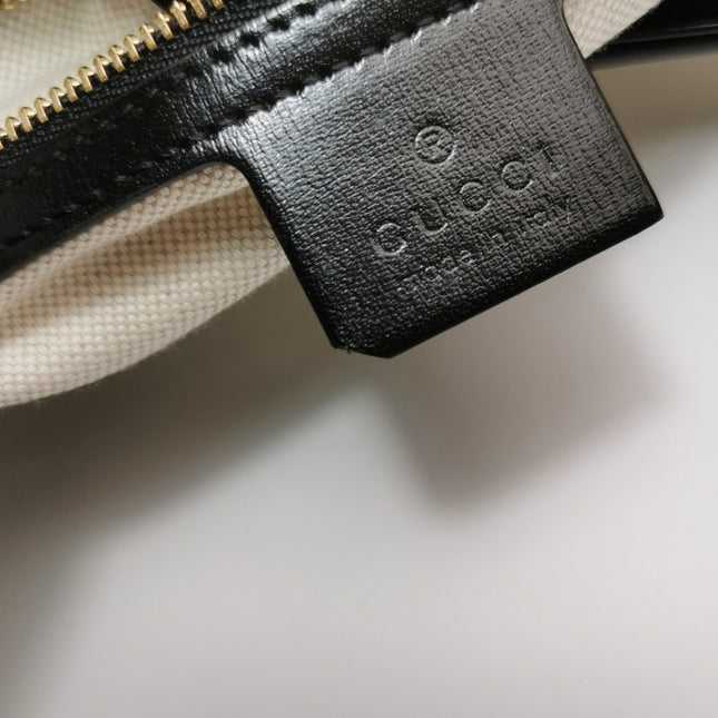 Sold Gucci Jackie 1961 Black & White Leather Bag Small