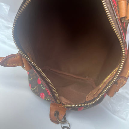 Sac bandoulière Louis Vuitton x Takashi Murakami Speedy 25 Cerises en Monogram