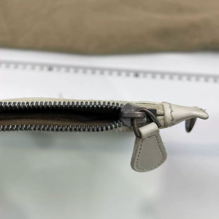 Bottega Veneta Cabat Large Intreccio Leather with Fringes White Ecru 40cm