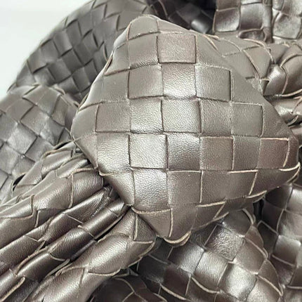 Bottega Veneta Jodie Maxi Lambskin Leather Chocolate Brown 70cm