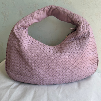 Bottega Veneta Hobo Bag Lambskin leather Lilac Purple Large 47cm