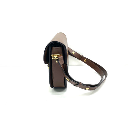 Gucci 1955 Horsebit Shoulder Bag Caramel Brown Small Leather