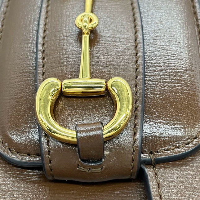 Sold Gucci 1955 Horsebit Shoulder Bag Caramel Brown Small Leather Never Worn
