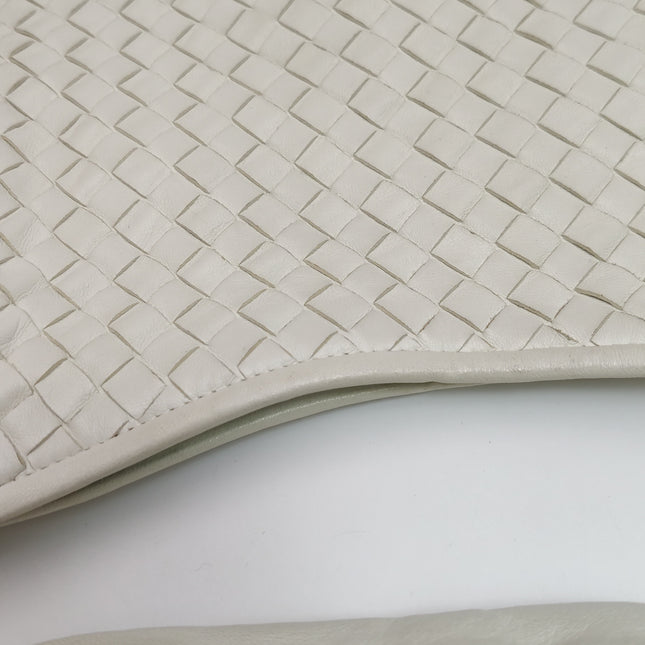 Bottega Veneta Hobo Bag Lambskin leather Milk White 48cm