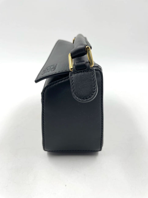 Sold Loewe x Howl's Moving Castle Studio Ghibli Collection Puzzle Calcifer Mini Black Crossbody Bag